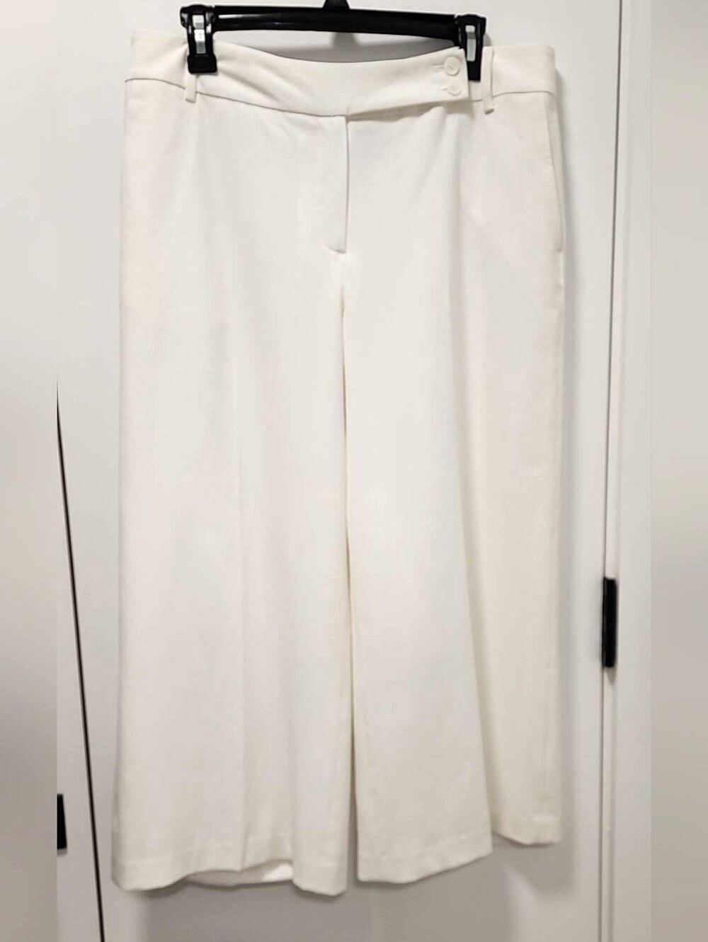 Margaret Frances Cropped Wide-Leg Trousers Size - 12